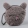 Children's soft "Bunny" Bag, 15*13 cm, gray color