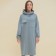 Dress for girls, height 122 cm, gray color