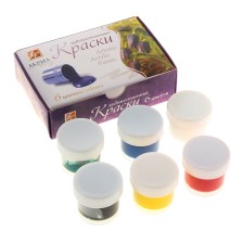 Acrylic paint, set of 6 colors x 20 ml, 