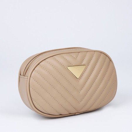 Women's Barry Bag with a sequent 20x13x6 cm, beige color-2