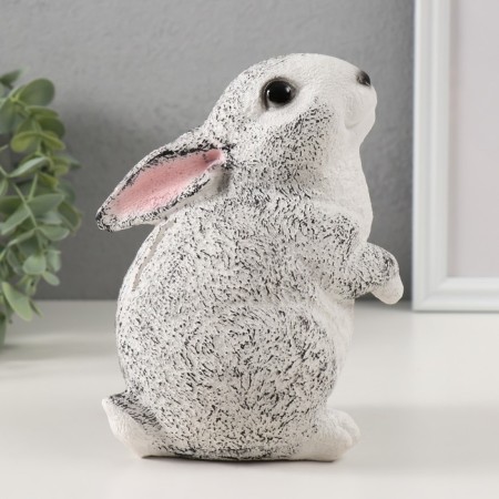 Piggy bank "Rabbit No. 3 variegated" height 16 cm, width 10.5 cm, length 12.5 cm-1