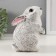 Piggy bank "Rabbit No. 3 variegated" height 16 cm, width 10.5 cm, length 12.5 cm