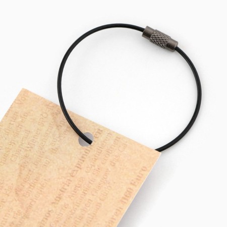 Cable with a screw fastener, 15 x 0.15 cm, black color-2