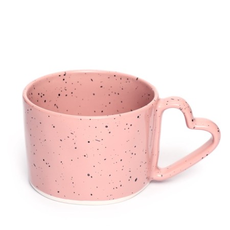 Mug ceramic day of the mother dear attention "Mom", 280 ml, pink-2