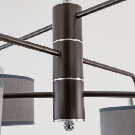 Suspended chandelier Citilux "Form" CL428261, 6x60W, E27, brown color-9