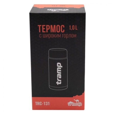 Термос Tramp TRC-131, с широким горлом 1л, серый-7