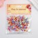 Beads for creativity plastic "flowers" (set 150 pcs) 0.6x0.6 cm