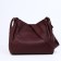 Button bag bag, burgundy color