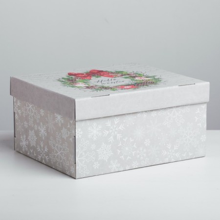 Hello, Winter folding box, 31.2 x 25.6 x 16.1 cm, New Year