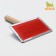 Pudderka Wood large wide without drops, 12 x 19 cm, long wooden handle