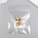 Brads for creativity metal "gold" set 15 pcs 1.5 cm 15.5x8.8x2 cm