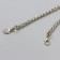 Chain with 2 carbines link thickness 0.1 cm 0.5x60 cm gold/silver mix