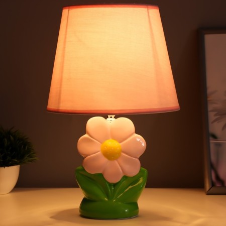 Table lamp "Flower" E14 40W pink 20x20x33cm-1
