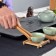 Bamboo forceps for tea ceremony, 17 cm