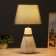 Iceedora table lamp E14 40W white-gray 23x23x40 cm Risalux