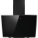 Exto Elica Shire BK/A/60 No Plug, fireplace, 1200 m3/h, 2 speeds, 59.8 cm, black