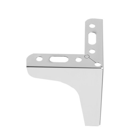 Furniture support Cappio Light OP04, h = 100 mm. 8.5*8.5, chromium color-1