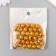 Beads for creativity plastic "yellow gold" set of 20 g 1x1 cm