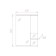 Mirror cabinet onika elite 60.01, olive color, right, with backlight