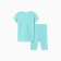 A set for a girl (T -shirt/leggings), mint color, height 98 cm