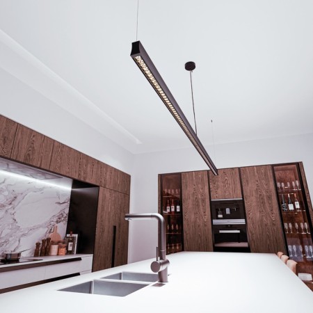 Line Linear Mantra Hanok, Led, 2800lm, 4000k, 1200x47.3x100 mm, black color-2