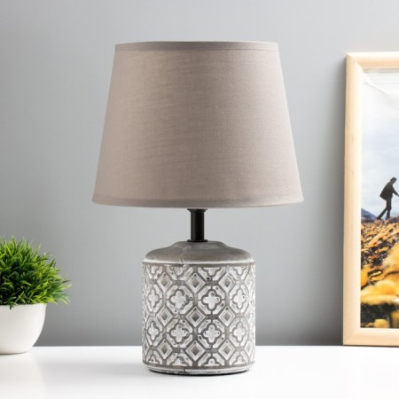Lorea table lamp E14 40W gray 20x20x31 cm Risalux