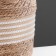 Storage basket with handles "Java", D330 Sh330 B300, natural, white
