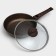 Sleeping pan “Brownie”, D = 24 cm, removable handle, glass cover, anti -stick coating, induction