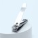Kusachki-Kniper for manicure and pedicure, 2 pcs, 5/8 cm, on the blist, the color is silver
