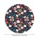 Tables on the table “Flower Field”, round, oxford, elastic band, size 120x120 cm, diameter 75-100 cm