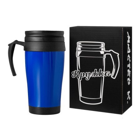 Thermal circle, 400 ml, comfort "Master K", 12 x 17 cm, blue-3