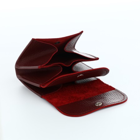 Monetnik on the button, Textura, burgundy color-4