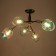 Svetogor chandelier "summer" 6x60W E27 black