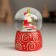 Souvenir Polystone Water Ball "Snow Patterns with the character" MIX 4.5x4.5x6.8 cm