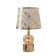 Table lamp "Koan" 1x40W E27+LED 5W backlight gold 18x18x30cm