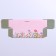 Box for makarun confectionery, packaging, "flowers", 18 x 5.5 x 5.5 cm