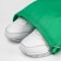A bag for shoes 420 x 340 mm, calligrata "standard", (soft polyester, density 210 d), green