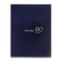 A4 notebook 80 sheets in the Calligrata "blue" cage, cover coated cardboard, glossy lamination, offset block