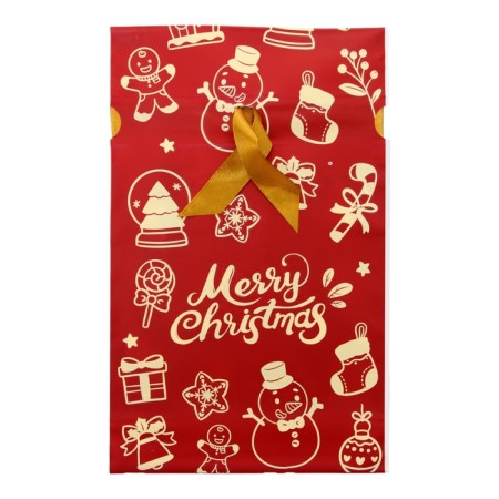 Polyethylene gift package with ties "New Year's Little things", 15x23cm-2