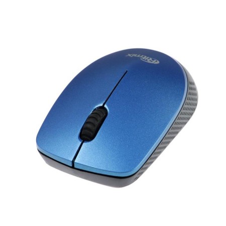 Mouse Ritmix RMW-502, wireless, optical, 1200 dpi, 2xaaa (not in compli), USB, blue-1