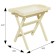 Journal table with tray Lotus, 582x400x620, Oak Shampan