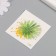 Tattoo on the body color "Watercolor. Leaf-Vera" 6x6 cm