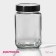 Glass Bank for bulk products with a metal cover "Prism", 750 ml, 9 × 14.5 cm