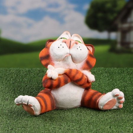 Garden figure "Cat" Red, 22x33cm-1