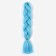 Zumba Kanecalon is monophonic, corrugated, 60 cm, 100 g, blue color (#ay32)