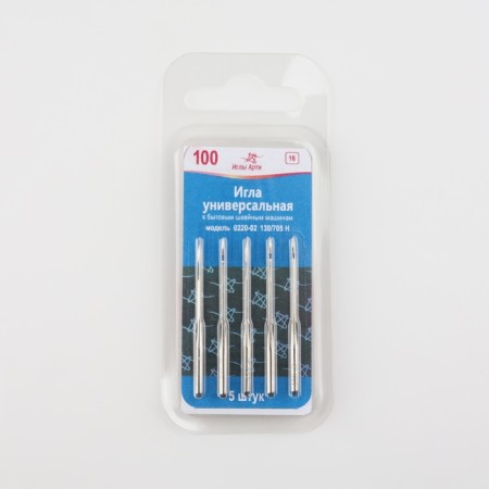 Needles for household sewing machines, universal, No. 100, 5 pcs-3