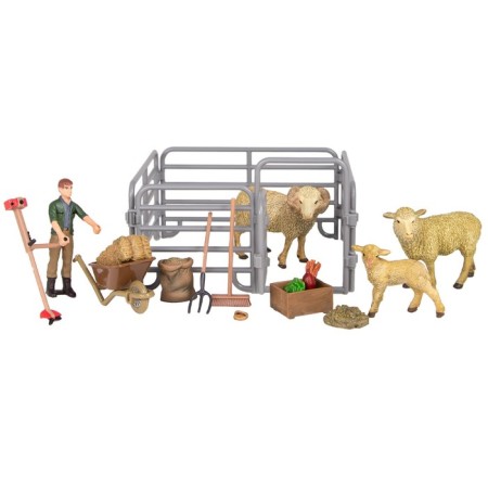 Set of figures "on the farm", 17 items