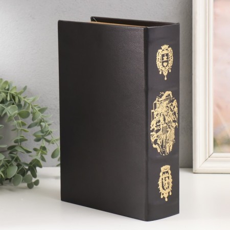 Сейф-книга дерево кожзам "Римские правители" 27х18х7 см-5