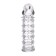 Toyfa penis nozzle, transparent color, 12.5 cm