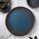 Porcelain Porcelain substitute Magistro Garland, D = 27.5 cm, blue color
